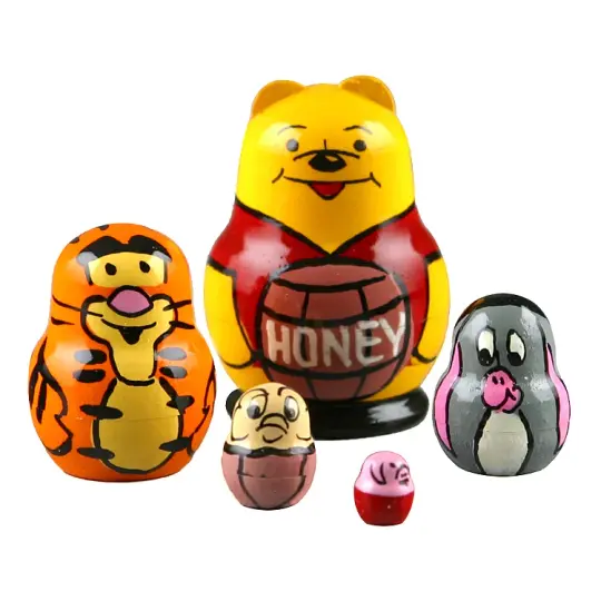 1 1-2" Tall Winnie The Pooh Stacking Doll