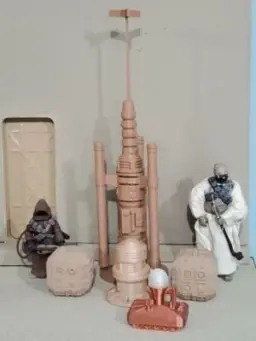 CUSTOM Star Wars Tatooine Accs Collection 3.75 In Figures Diorama TVC