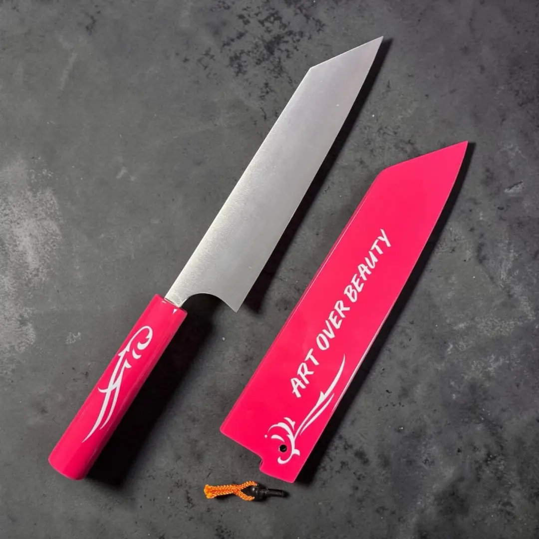 Shibata Koutetsu SG2 Migaki 210mm Gyuto Limited Edition with Red Saya