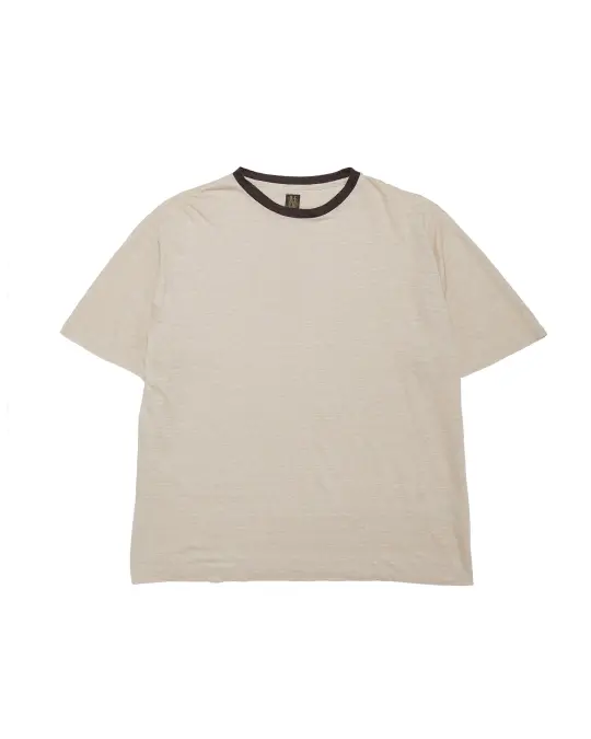 Batoner Normandy Linen T-Shirt Beige/Brown
