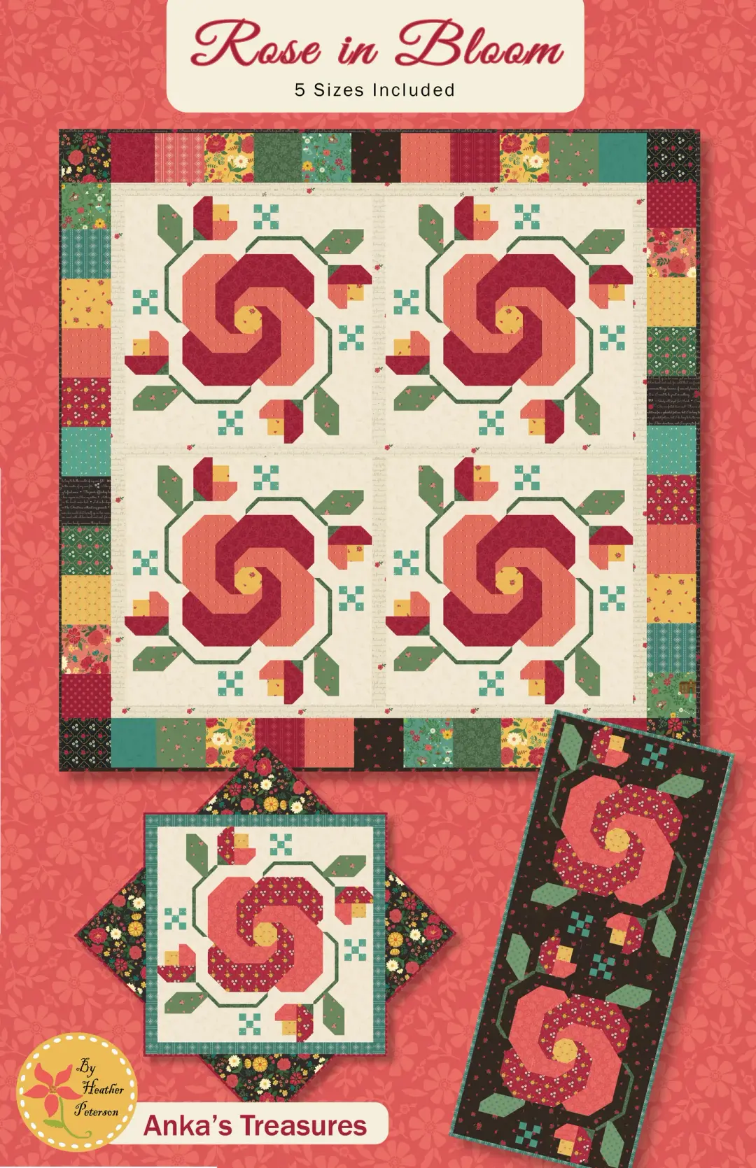 Rose in Bloom Paper pattern