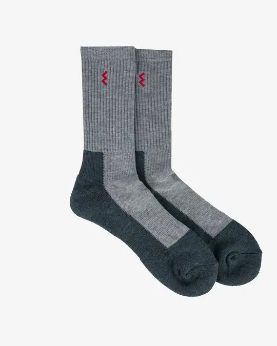 Iron Heart Work Boot Socks - Grey/Charcoal