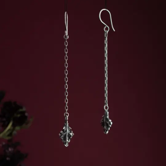 Flourish Chain Earrings (MTO)