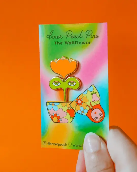 Wallflower Pin