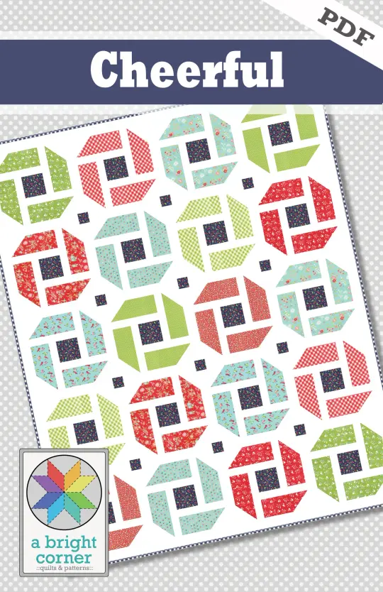 Cheerful Quilt Pattern - PDF Version