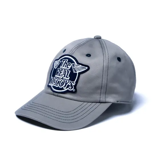 THE REAL McCOY’S LOGO BASEBALL CAP ‘WHITE LOGO’
