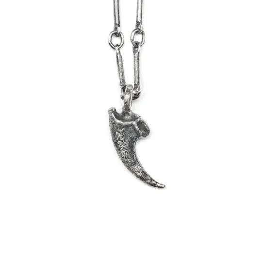 The Midwinter Owl. Petite Owl Talon Necklace.