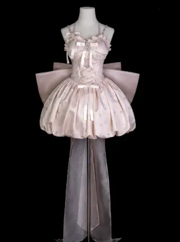 Lovely Pink Bow Back Accessory Homecoming Dress ,A-Line Halter Corset Cute Princess Dress RS859
