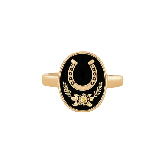 Lucky Horseshoe Ring