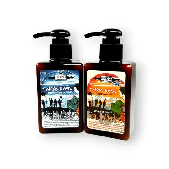 Tokyo Rose Star Jelly Aftershave | A Whole New Species of Aftershave | Mentholated Or Menthol Free!