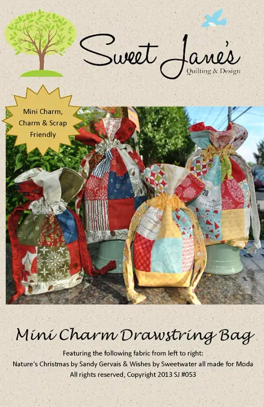 Mini Charm Drawstring Bag