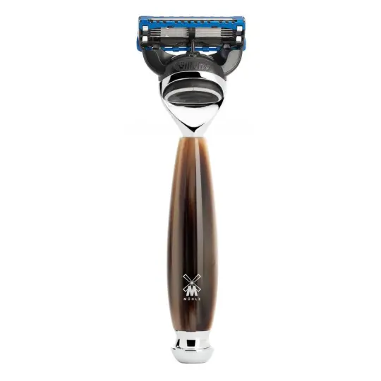 MÜHLE VIVO Gillette® Fusion™ Razor, Horn Brown