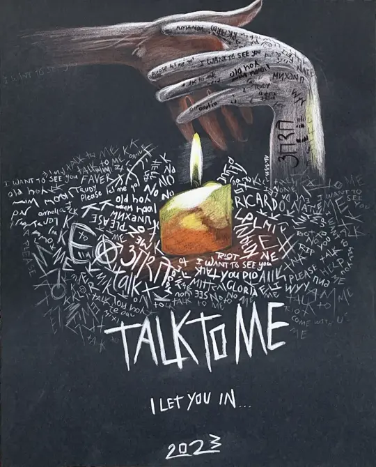 “I let you in.” TALK TO ME Art Print