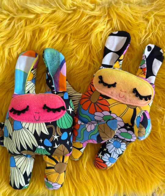 Bunny Hug Doll -Cosmic Floral