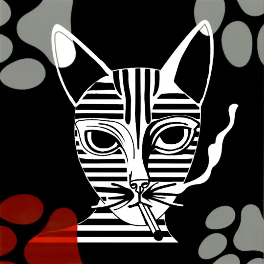 "Cigarette Noir" Digital Print