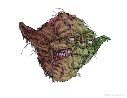 Print "Zombie Yoda"