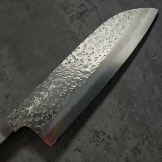 Makoto Kurosaki Coreless Tsuchime Damascus Santoku No Handle