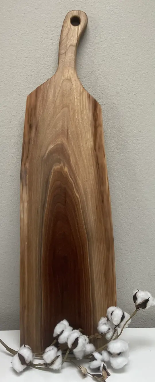 23LAK01 - X-Long Dual Live Edge Sappy Walnut Handle Board