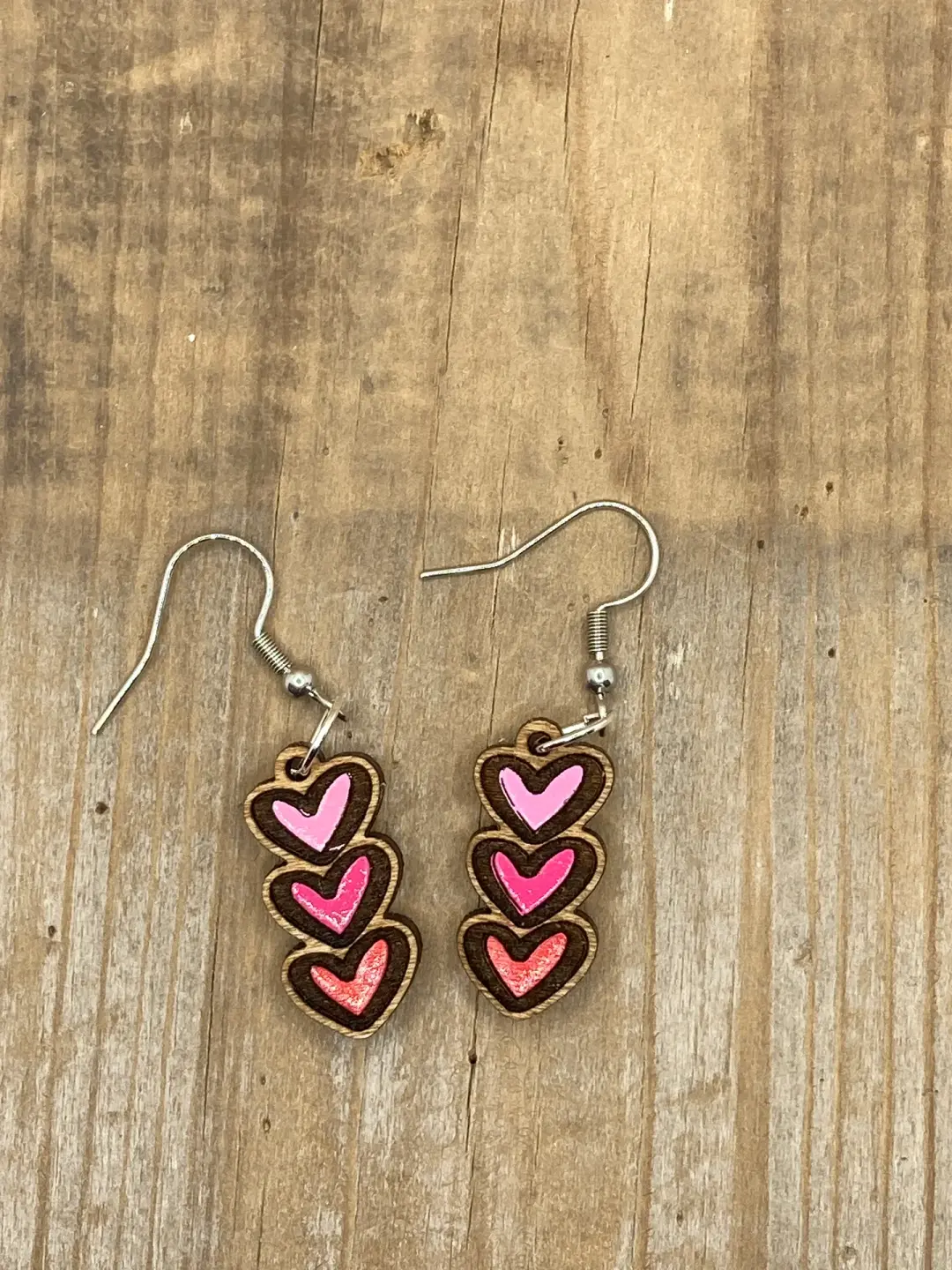 3 Heart Dangle