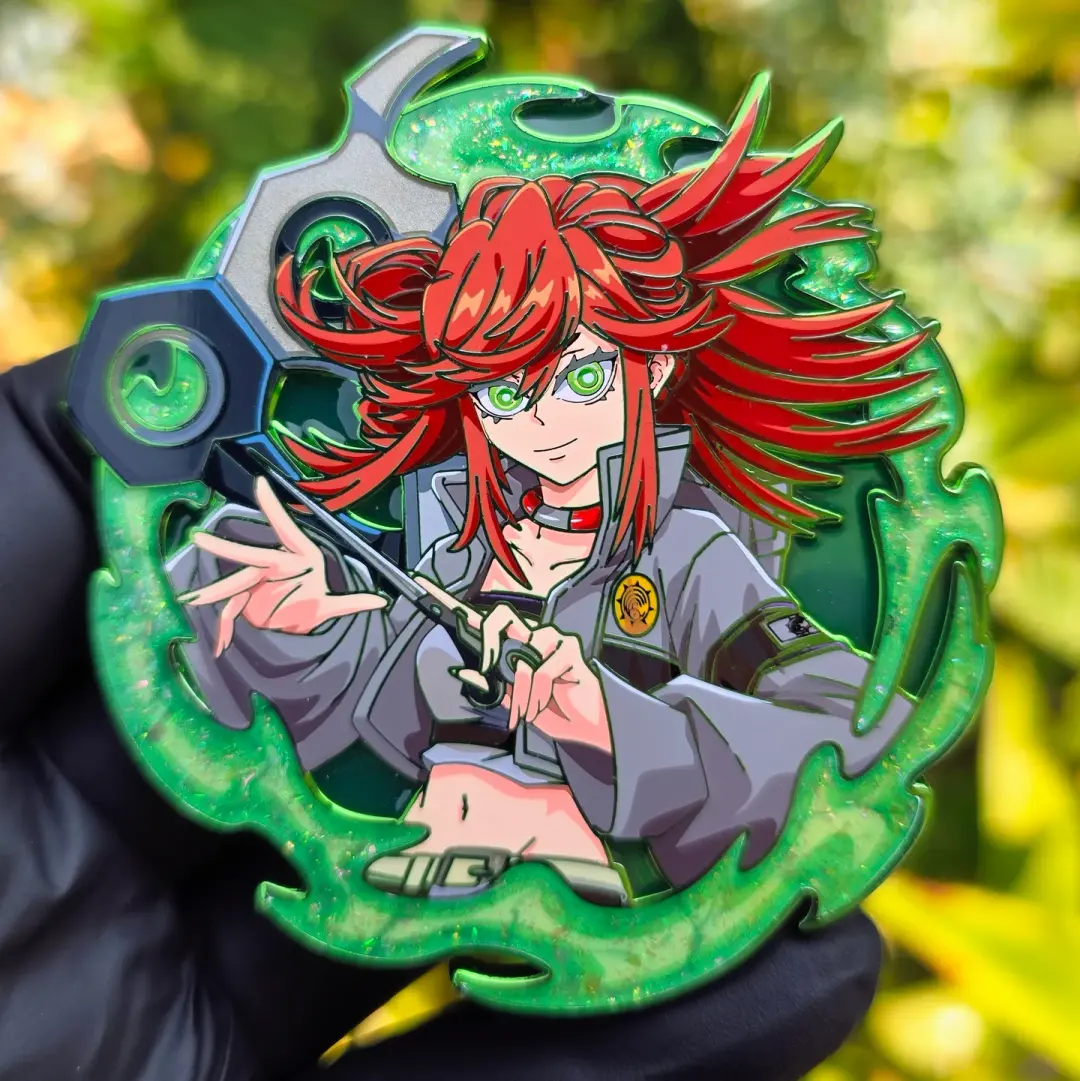 Scissor Reaper Pin (Chrome)