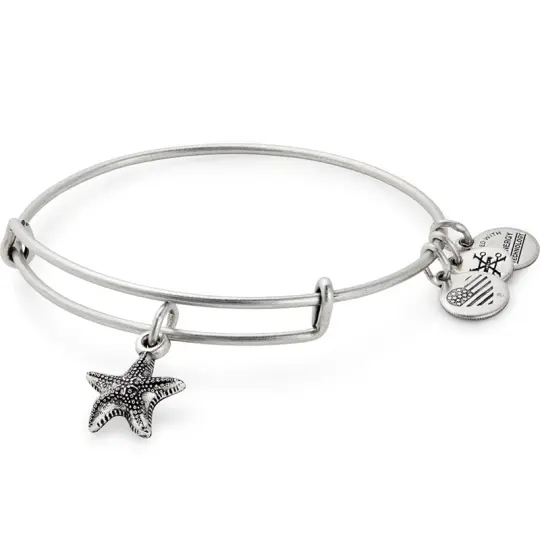 Starfish Charm Bangle