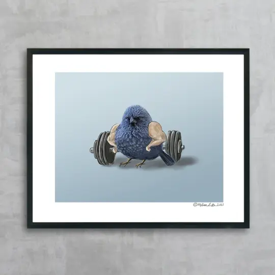 Bird With Arms Fine Art Print