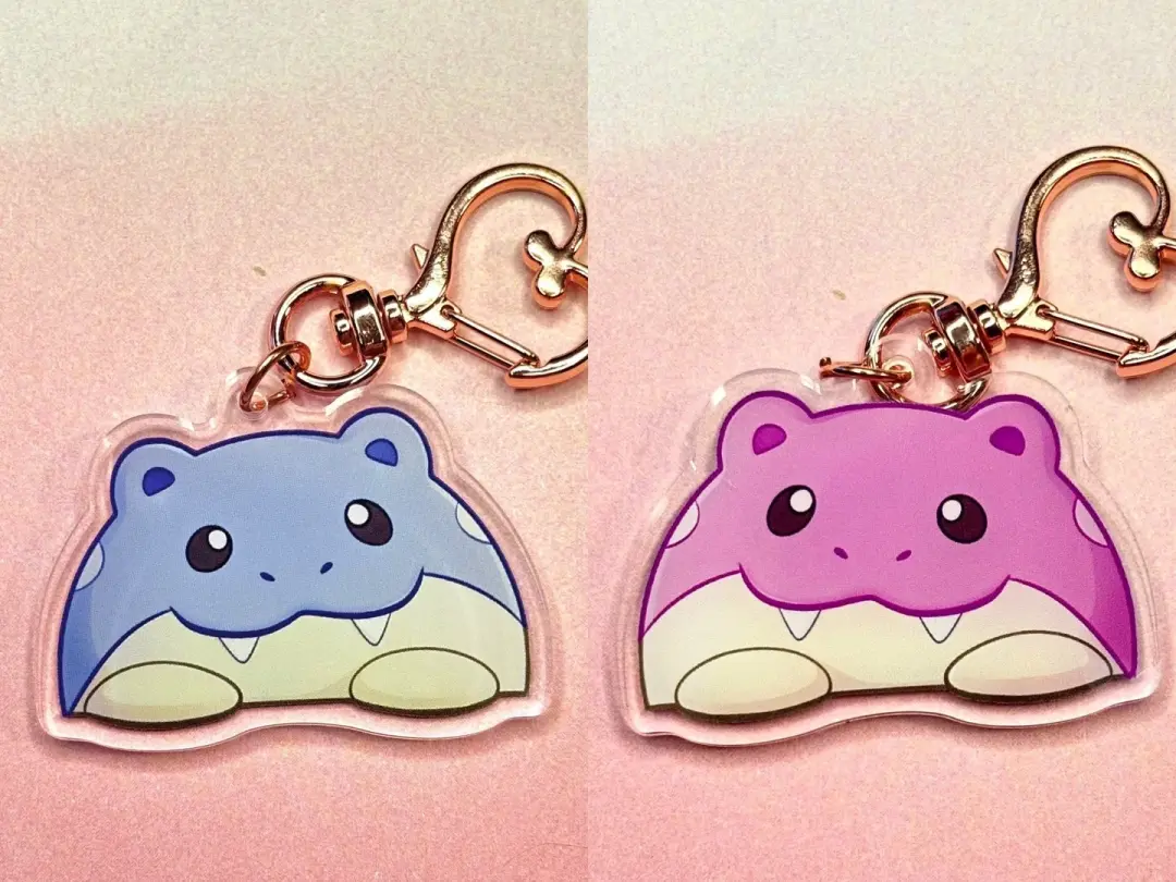Double-sided Orb Seal Fanart Keychain | 2" Shiny Acrylic Charm