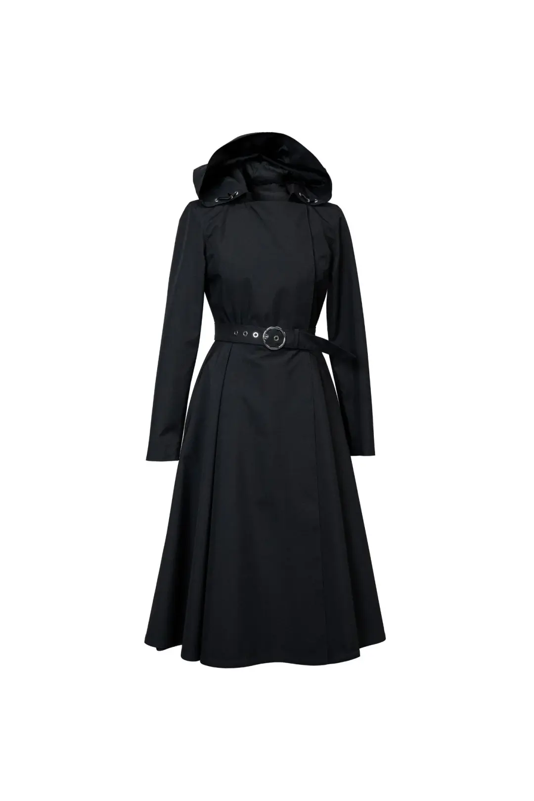 Double Breasted Trench Coat for Spring in Black | Timeless Black