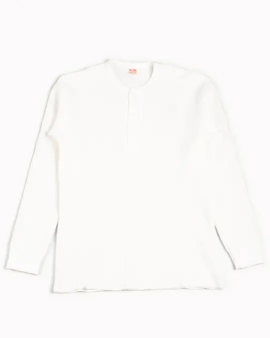 The Real McCoy's MC16117 Union Shirt Long Sleeve White