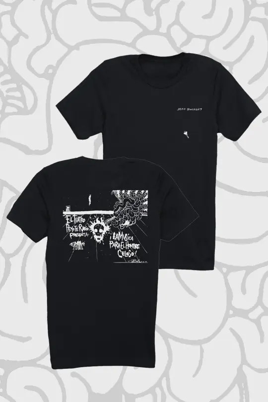 Jeff Buckley: Peyote Radio Theater Tee, Black