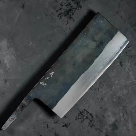 Yoshimi Kato Aogami Super Kurouchi Chinese Vegetable Cleaver No Handle