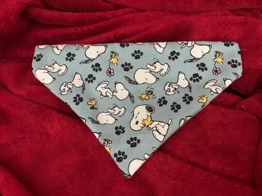 Beagle and Bird Pet Collar Bandana