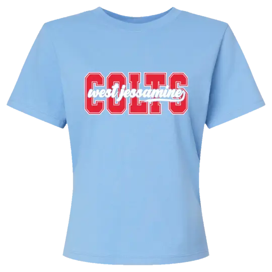 RDES & WJMS 6110 Ladies Bella Crop Tee