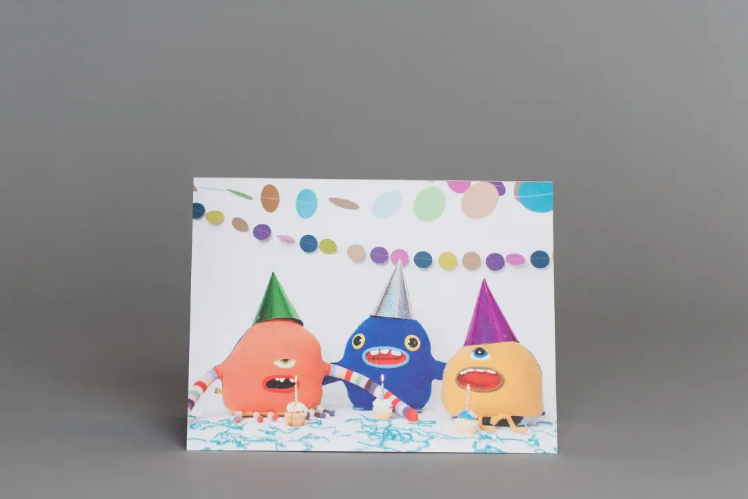 monster birthday party invitation card