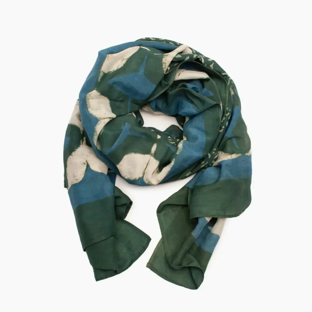 Ethereal Cotton & Silk Scarf