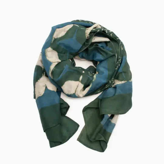 Ethereal Cotton & Silk Scarf