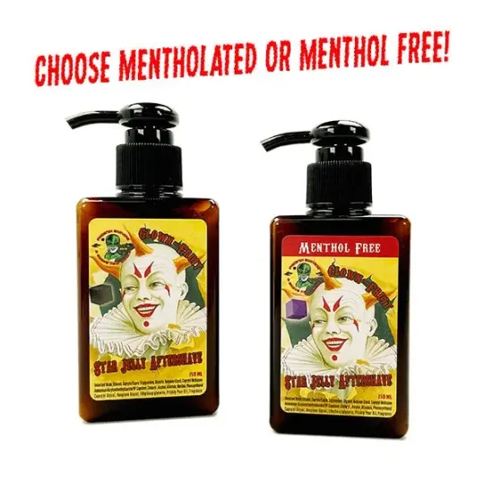 Clown Fruit Star Jelly Aftershave | A Whole New Species of Aftershave | Mentholated or Menthol Free | 5oz