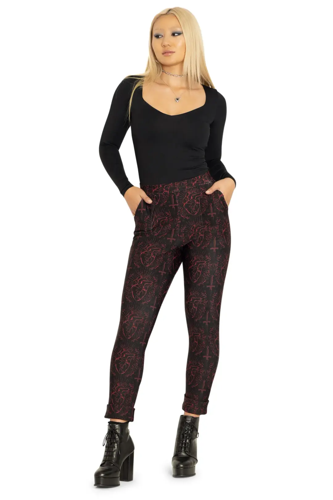 Like A Dagger To My Heart Cuffed Pants