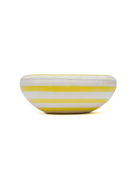 Home Studyo Bowl 'Lisa' Stripes Lemon Gloss