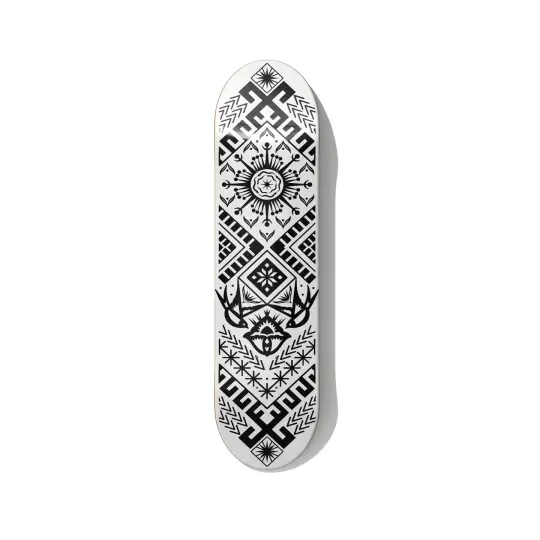 Baltic Folklore Nature's Dance Skateboard Art
