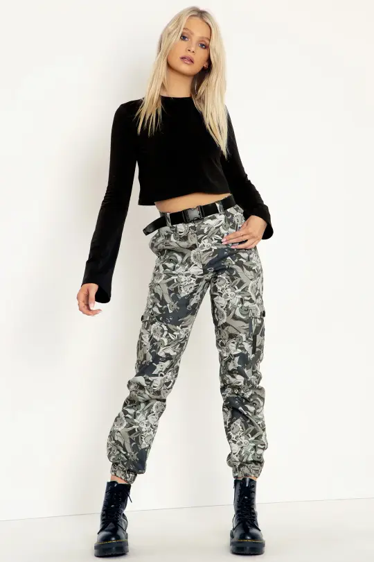 Eevee Evolution Camo Cargo Pants