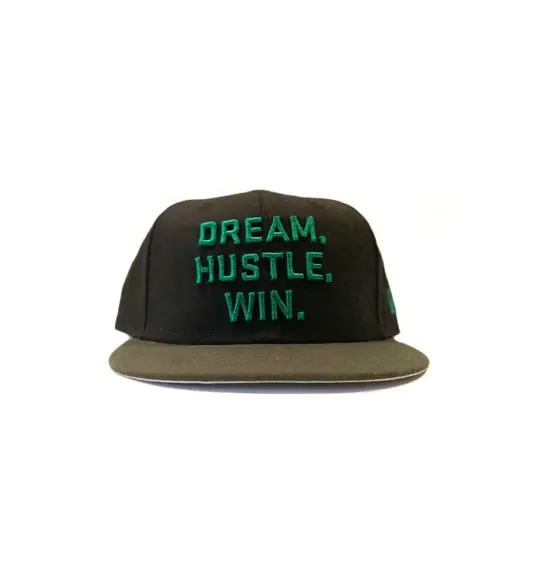2520 X NEW ERA DREAM. HUSTLE. WIN. 9FIFTY SNAPBACK - BLACK/DARK SEAWEED