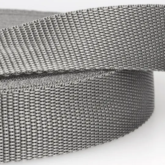40mm Polypropylene Webbing in Dark Grey