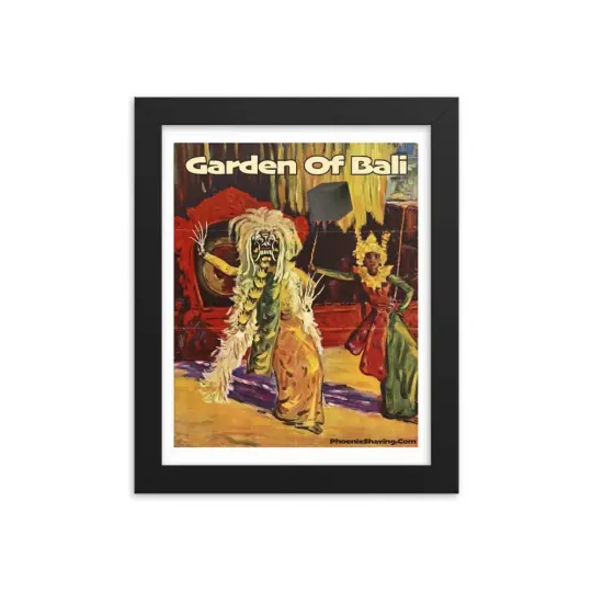 Garden Of Bali Framed Print