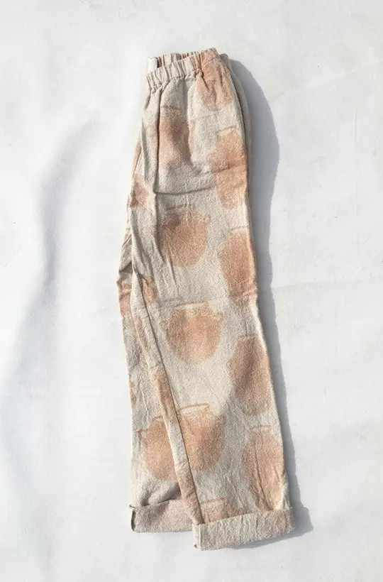 The Cotton Lounger Pants in Jug Block Print