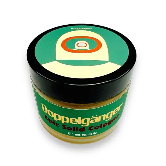 Doppelgänger Green Label Solid Cologne | Contains Prickly Pear Oil | Homage To An EPIC Fougère