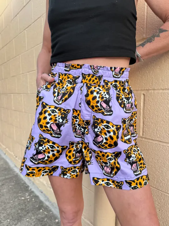 Boxer Short Cheetah Head
