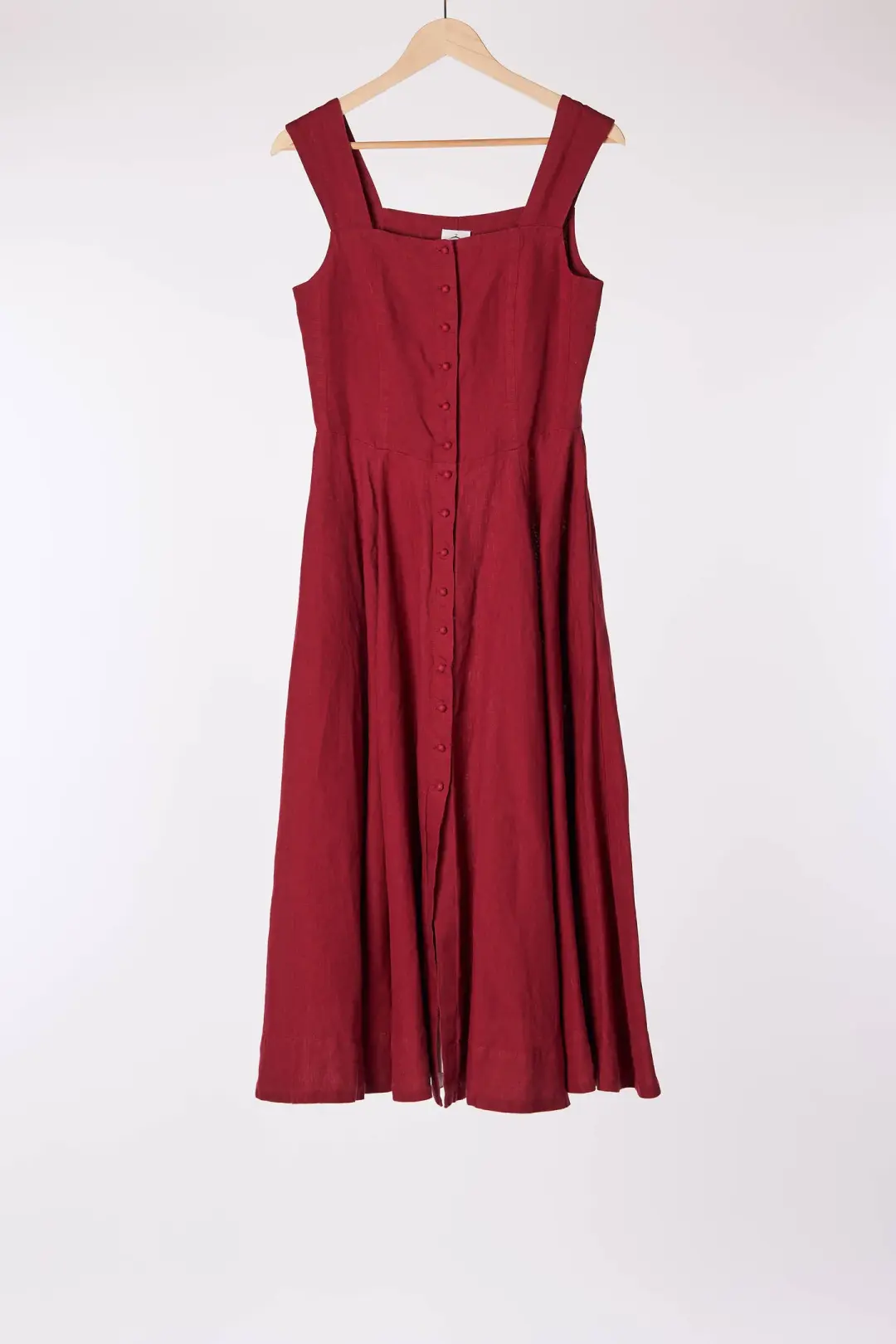 Underhill Dress, Sleeveless, Marsala Red