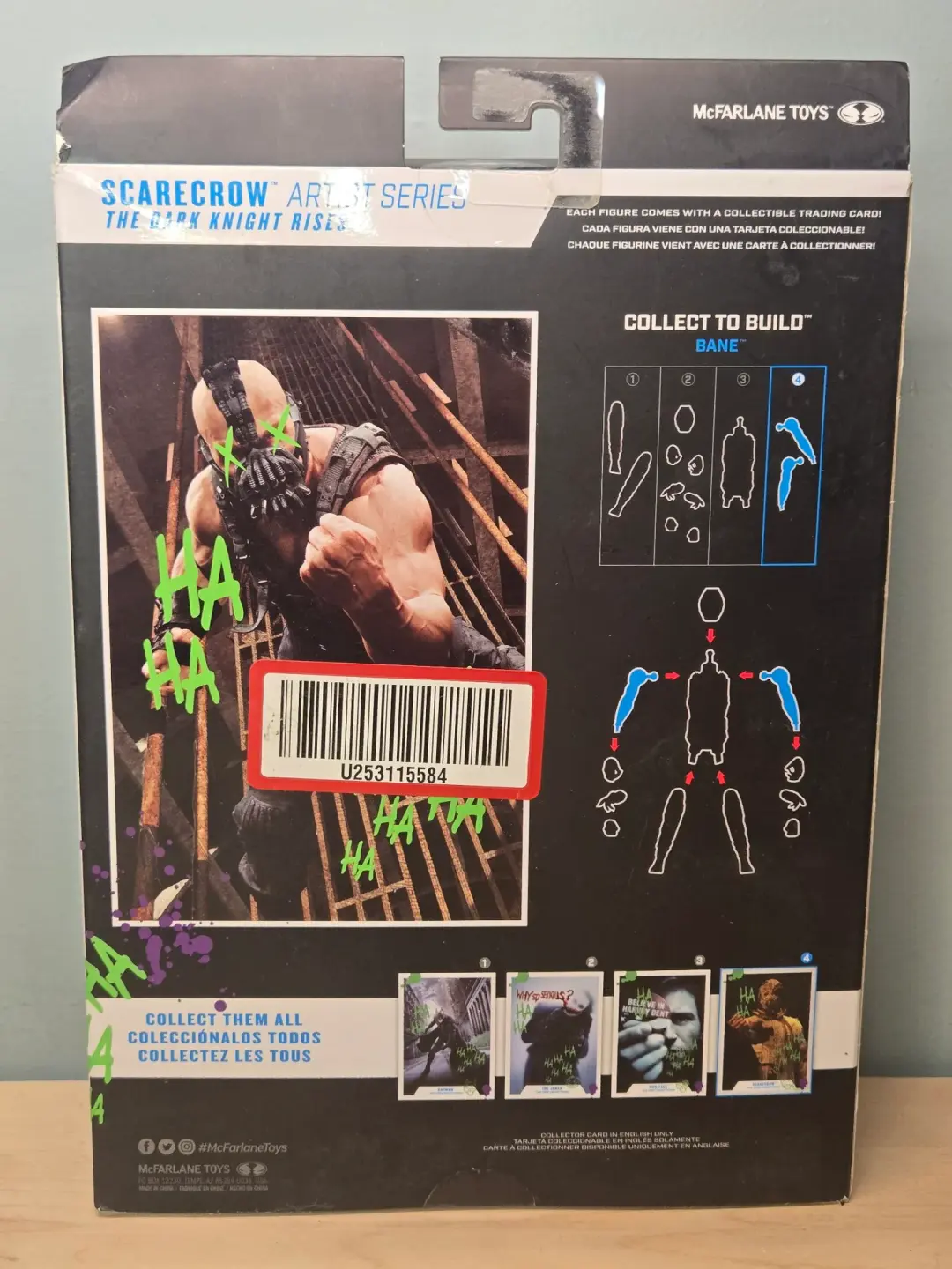McFarlane DC Multiverse Scarecrow Gold Label Artist Series Bane BAF Action Figure New Sealed
