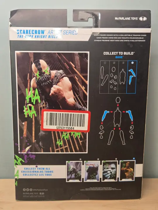 McFarlane DC Multiverse Scarecrow Gold Label Artist Series Bane BAF Action Figure New Sealed